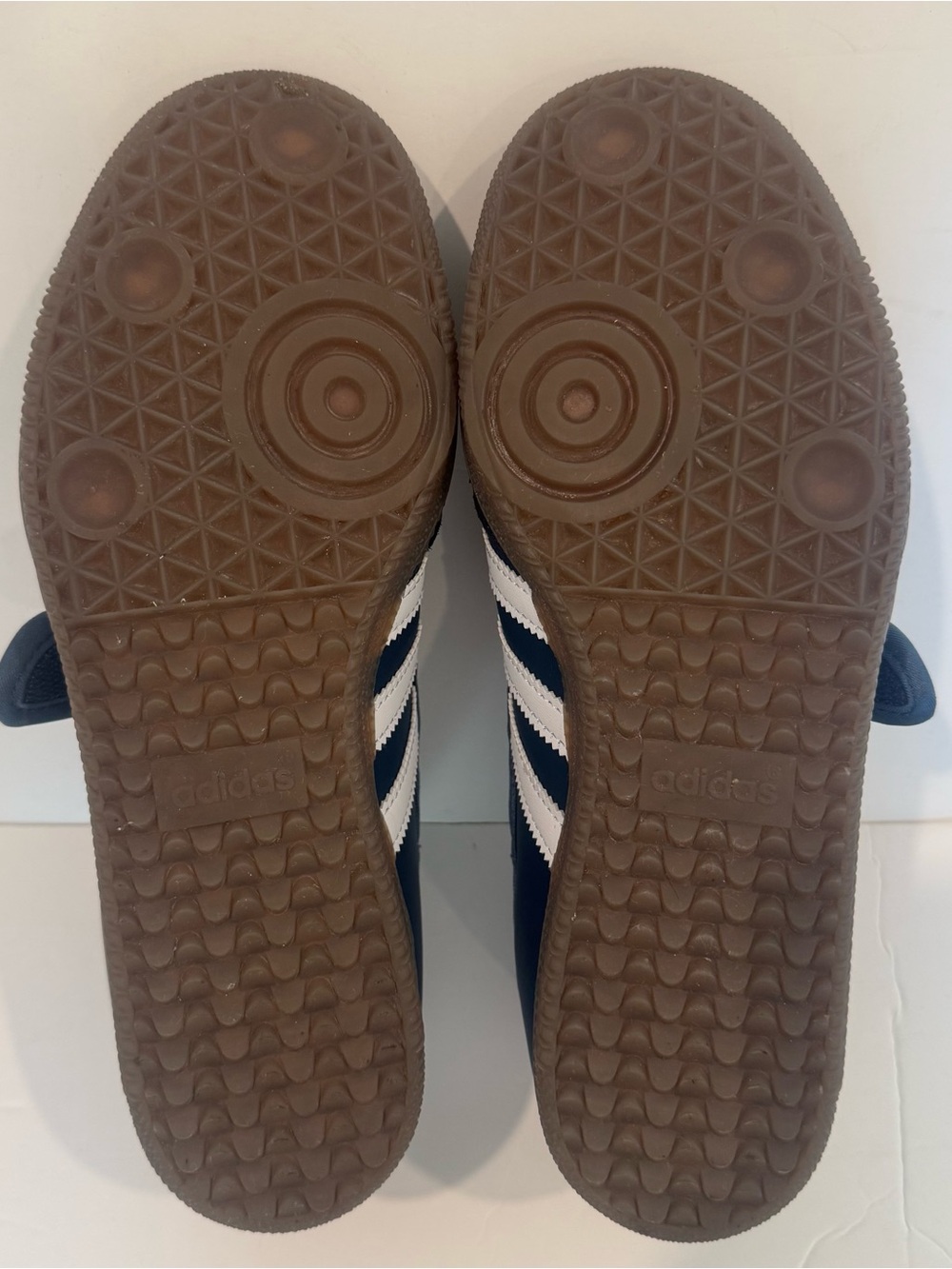 adidas Samba Velcro Sneakers in Navy and White - Picture 6 of 7